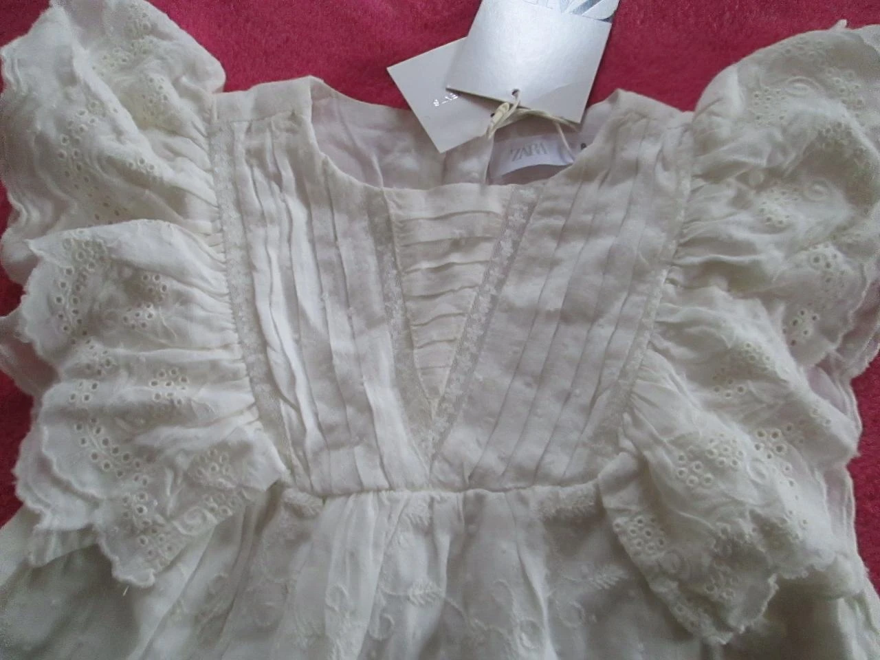 Robe Zara dentelle ivoire – photo 2